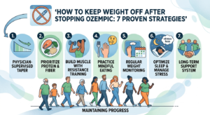 how to keep weight off after stopping ozempic
